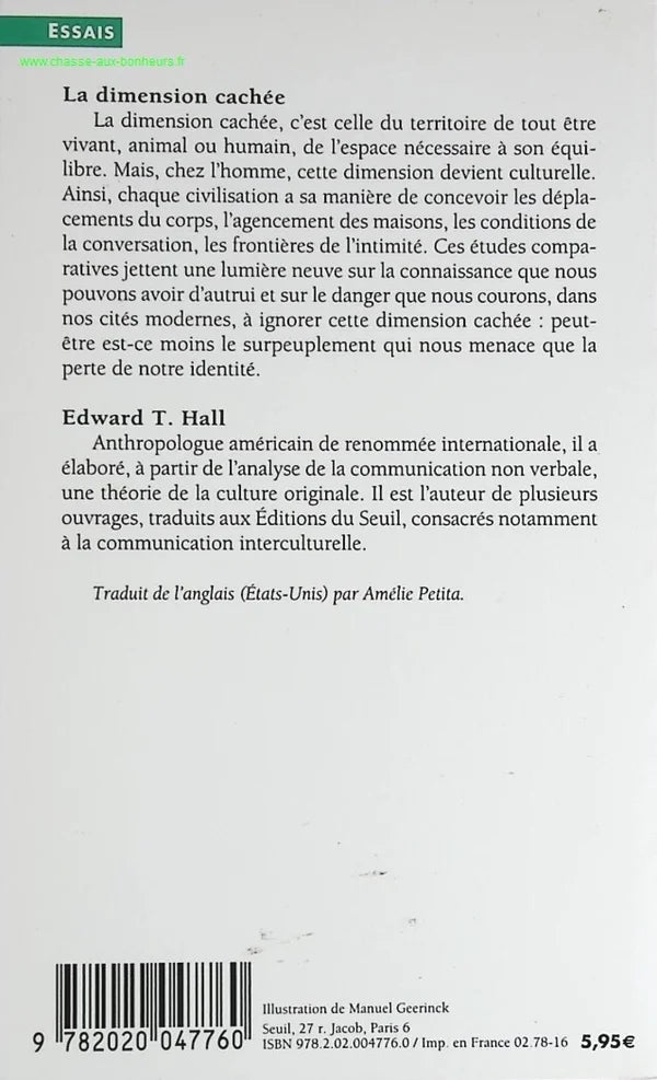 The Hidden Dimension - Edward Twitchell Hall - book