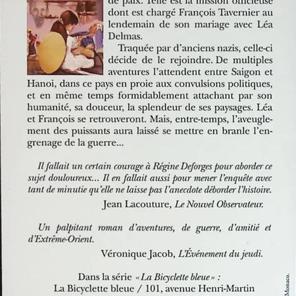 La Bicyclette bleue, tome 5 - Rue de la Soie, 1947-1949 - Régine Deforges - livre