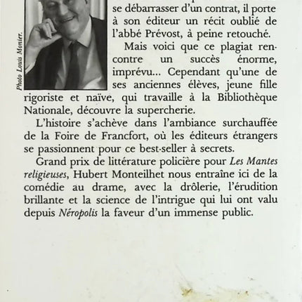 Mourir à Francfort - Hubert Monteilhet - livre