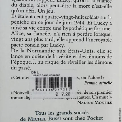 Gravé dans le sable - Michel Bussi - Livre