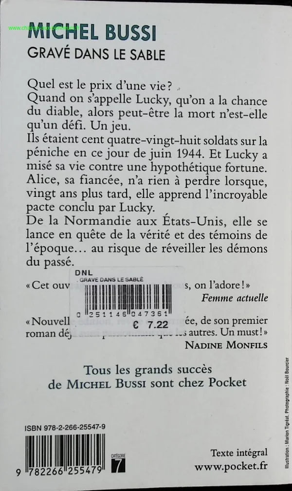 Engraved in the sand - Michel Bussi - Book