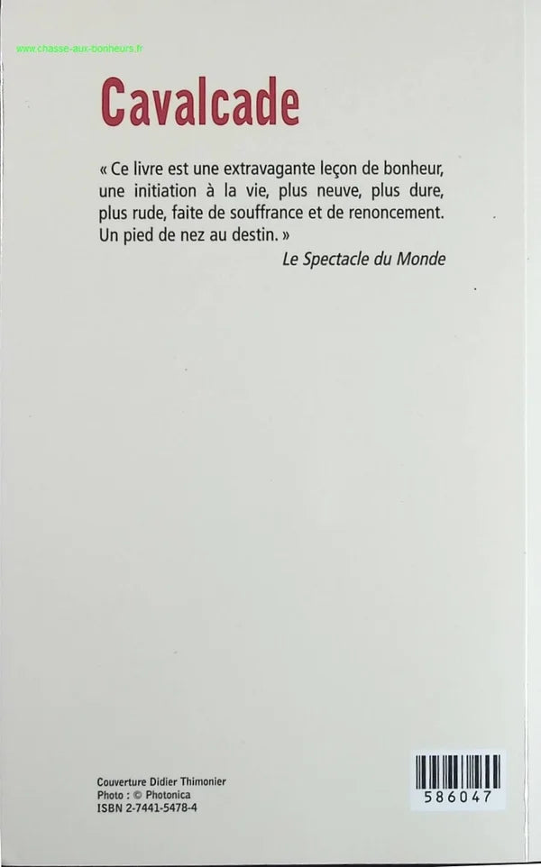 Cavalcade - Bruno de Stabenrath - livre