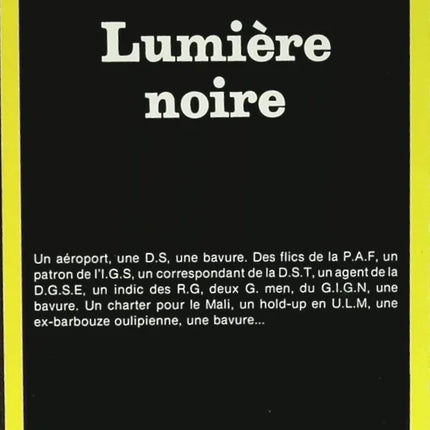 Schwarzes Licht - Daeninckx Didier - Buch