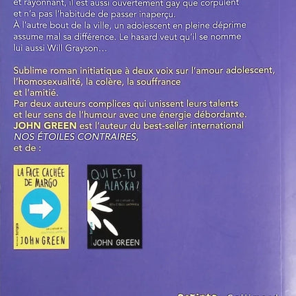 Will Et Will - John Green, David Levithan - Livre