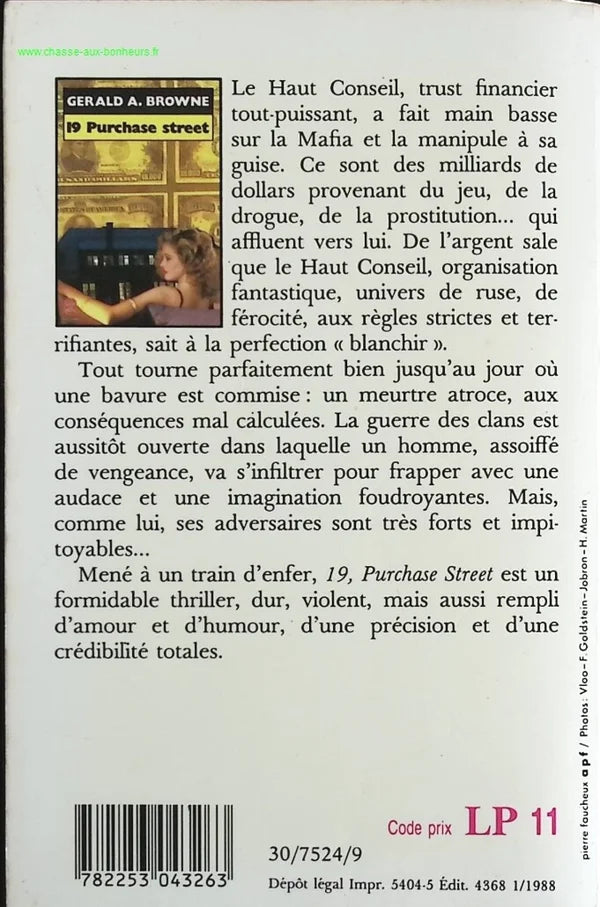 19, Purchase Street - BROWNE-GA - Book