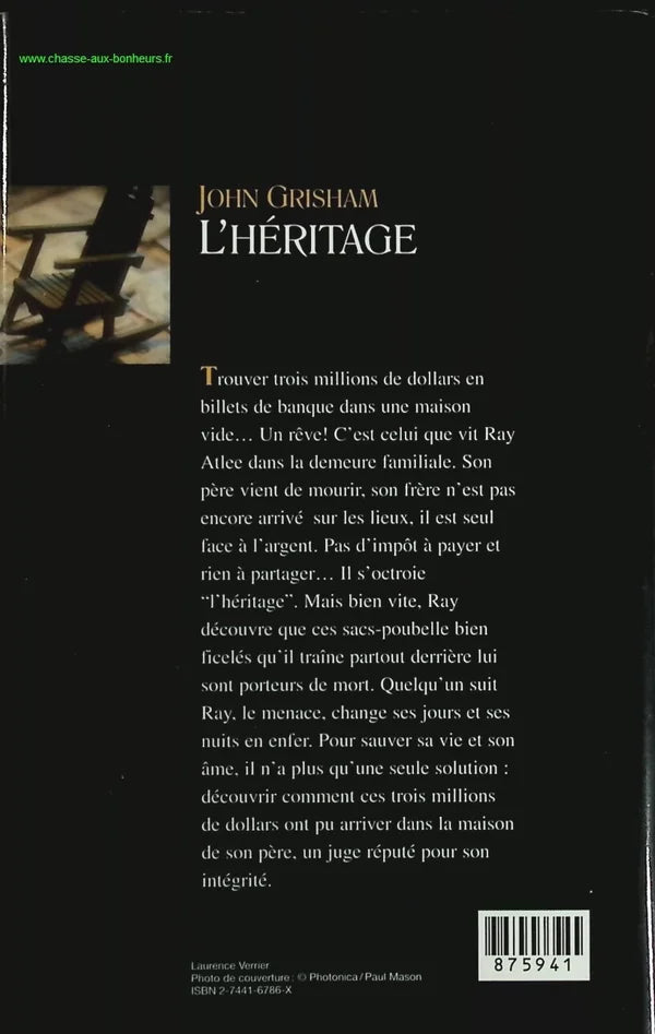 L'héritage - John Grisham - livre