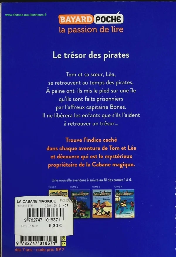 The Magic Treehouse Volume 4 - Pirate Treasure - Mary Pope Osborne - book