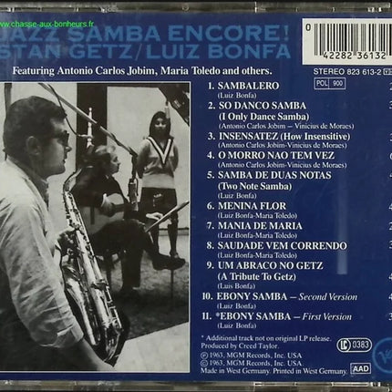 Jazz Samba Encore - Stan Getz & Luiz Bonfa - CD