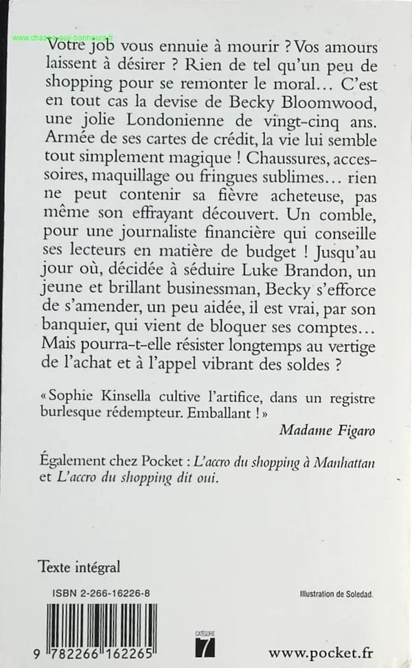 Confessions d'une accro du shopping - Sophie Kinsella - livre