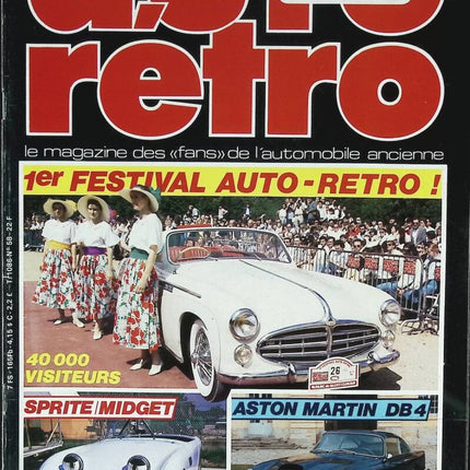 Sprite Midget Aston Martin DB 4 - Retro Auto Moto - Nr. 58 - 1985 - Zeitschriftenrezension - Auto