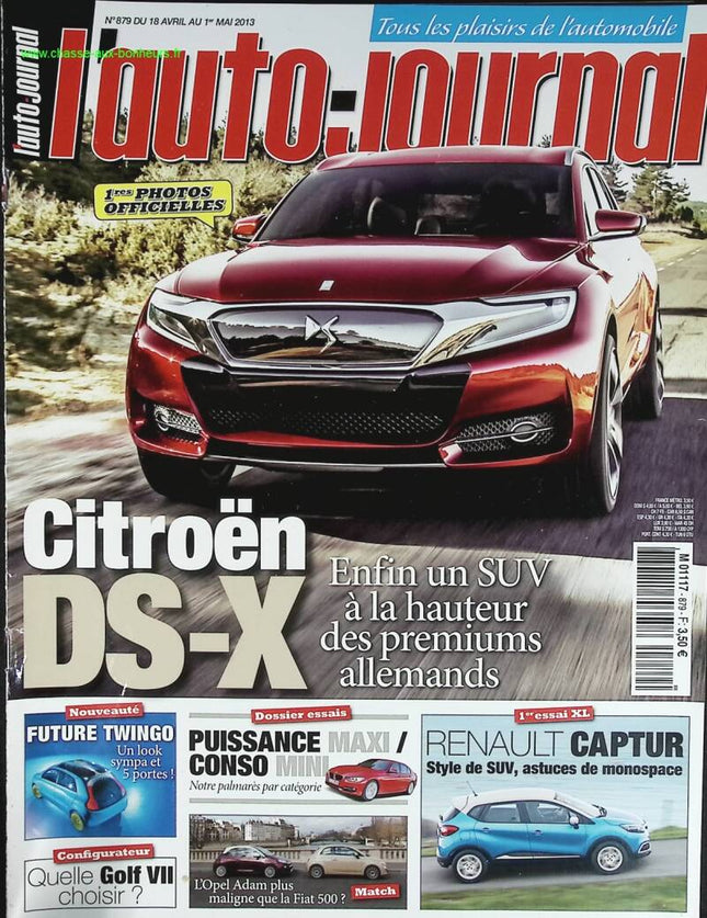 Citroën DS X - L'auto journal - Nr. 879 - 2013 - Zeitschriftenbericht - Auto