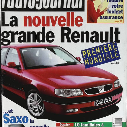 Der neue große Renault - L'auto journal - Nr. 425 - 1995 - Zeitschriftenbericht - Auto