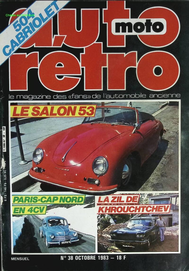 The 53 4 CV show - Retro auto moto - n° 38 - 1983 - magazine review - car