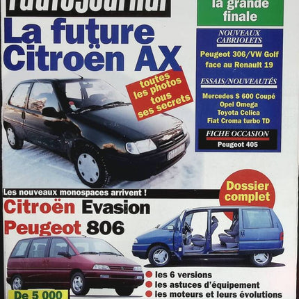 Der zukünftige Citroën AX - L'auto journal - Nr. 4 - 1994 - Zeitschriftenbericht - Auto