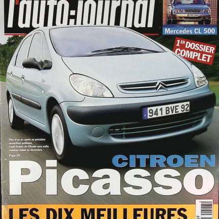 Citroën Picasso - L'auto journal - n° 527 - 1999 - magazine review - car