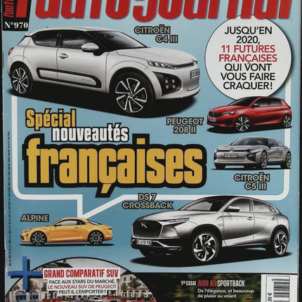 Besondere französische Neuheiten - L'auto journal - Nr. 970 - 2016 - Zeitschriftenbericht - Auto