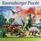 Among the Dinosaurs 100-piece puzzle - board game