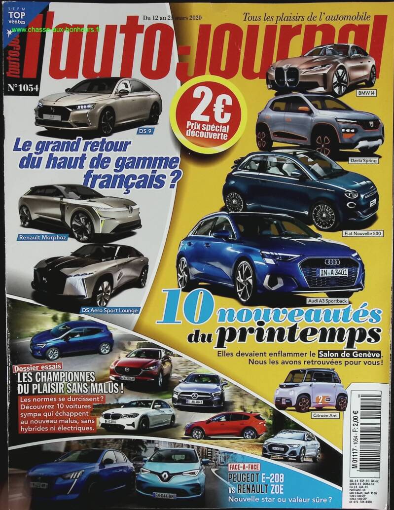 10 nouveautés du printemps - L'auto journal - n° 1054 - 2020 - revue magazine - voiture