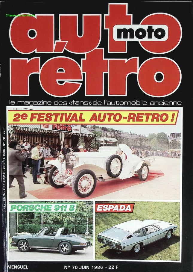 Porsche 911 S Espada - Retro Auto Moto - No. 70 - 1986 - Magazine Review - Car