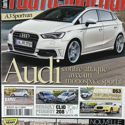 Audi monospace - L'auto journal - n° 868 - 2012 - revue magazine - voiture