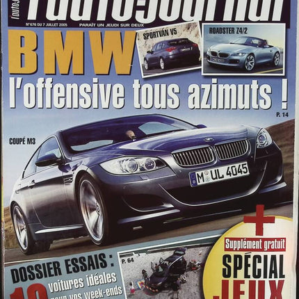 BMW: All-out offensive - L'auto journal - No. 676 - 2005 - magazine review - car