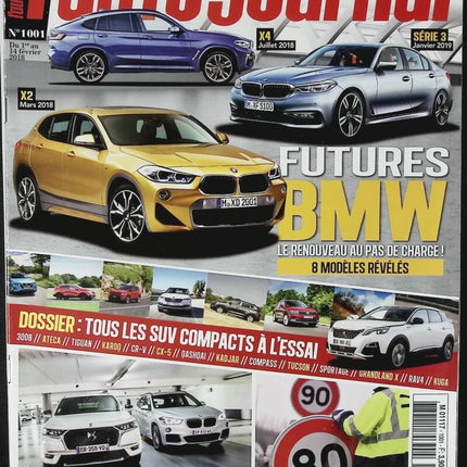 Futures BMW - L'auto journal - n° 1001 - 2018 - revue magazine - voiture