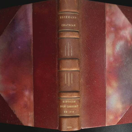 Histoire d'un conscrit de 1813 - KRA Sagitaire Byblis - Erckmann-chatrian - 1931 - livre