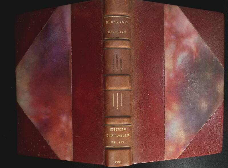 Histoire d'un conscrit de 1813 - KRA Sagitaire Byblis - Erckmann-chatrian - 1931 - livre