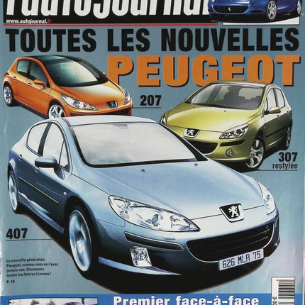 All the new Peugeots - L'auto journal - n° 631 - 2003 - magazine review - car