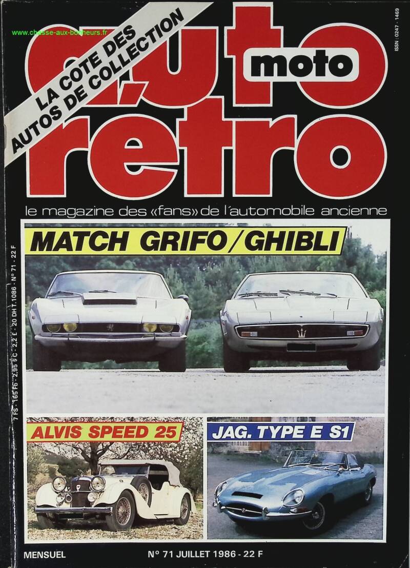 Alvis Speed ​​25 Jaguar E-Type - Retro Cars and Motorcycles - No. 71 - 1986 - Magazine Review - Car