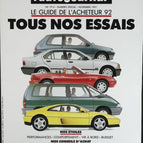 Kaufratgeber 1992: Alle unsere Tests - L'auto journal - Nr. 19H - 1991 - Zeitschriftenrezension - Auto