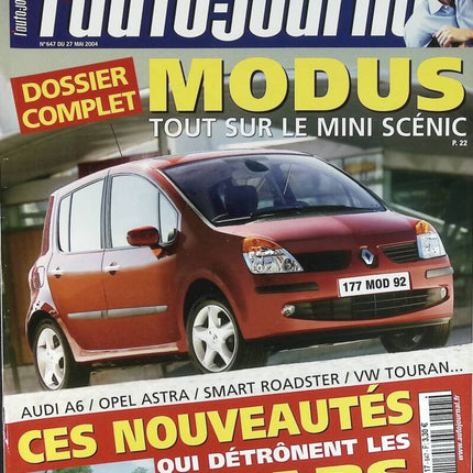 Renault Modus - L'auto journal - Nr. 647 - 2004 - Zeitschriftenbericht - Auto
