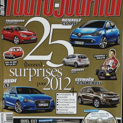 25 surprises pour 2012 - L'auto journal - n° 845 - 2011 - revue magazine - voiture