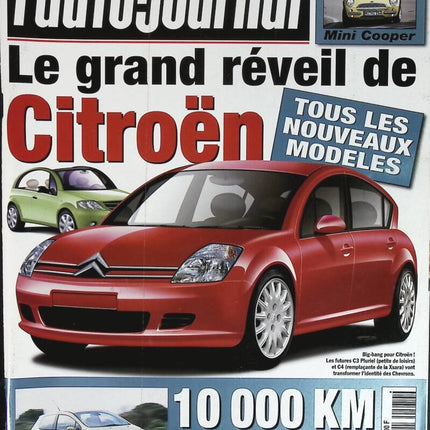 Le grand réveil de Citroën - L'auto journal - n° 570 - 2001 - revue magazine - voiture