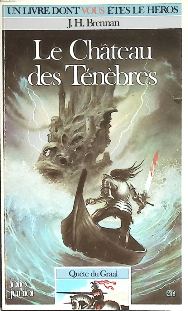 The Dark Castle - JH Brennan - The Choose Your Own Adventure Book 1987 - book