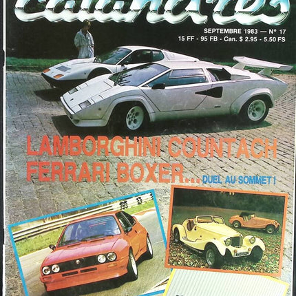 Calandres - n° 17 - 1983 - revue magazine - voiture