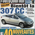 Peugeot 307 CC - L'auto journal - n° 571 - 2001 - Zeitschriftenbericht - Auto