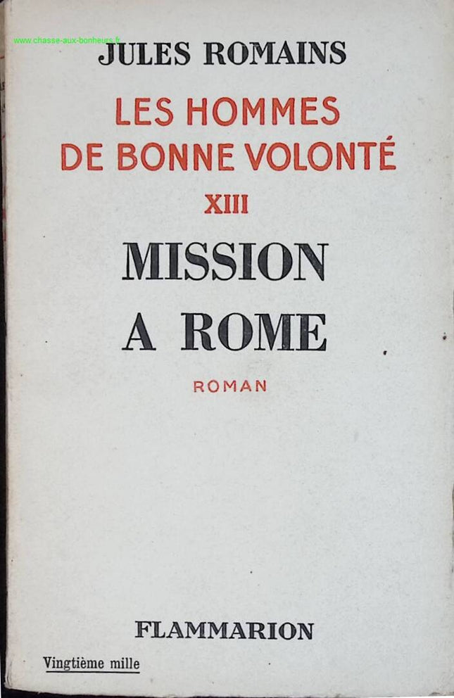 Mission nach Rom für Männer guten Willens - Jules Romains - Buch