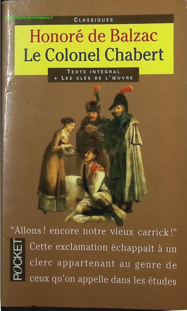 Colonel Chabert - Honoré de Balzac - book
