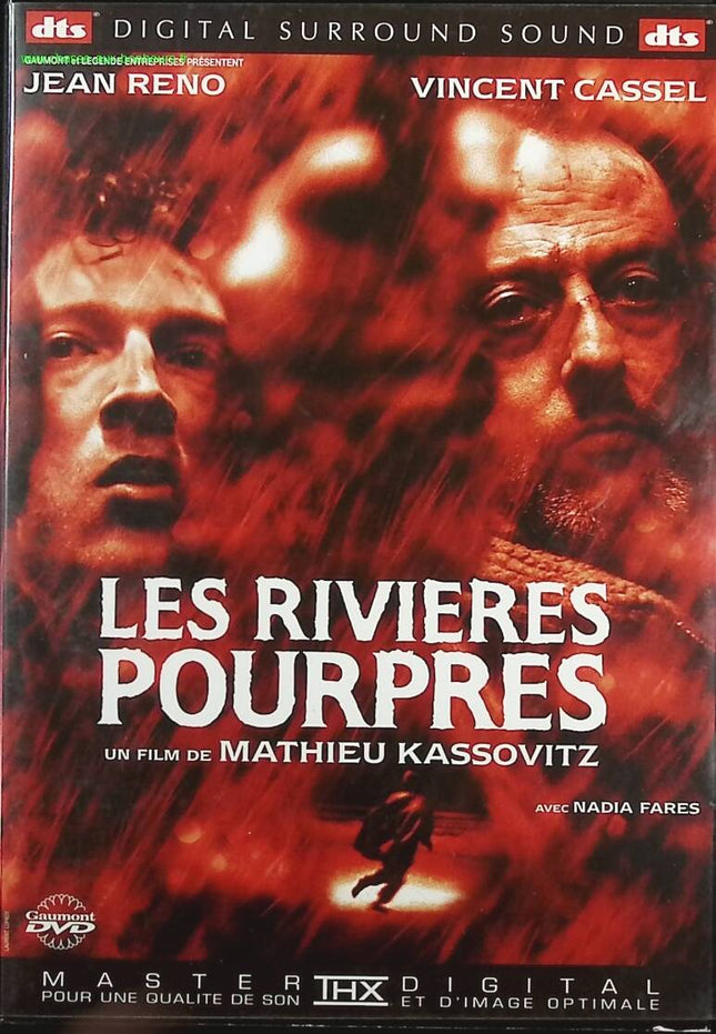 Les Rivières pourpres - Jean Reno - Vincent Cassel DVD thriller