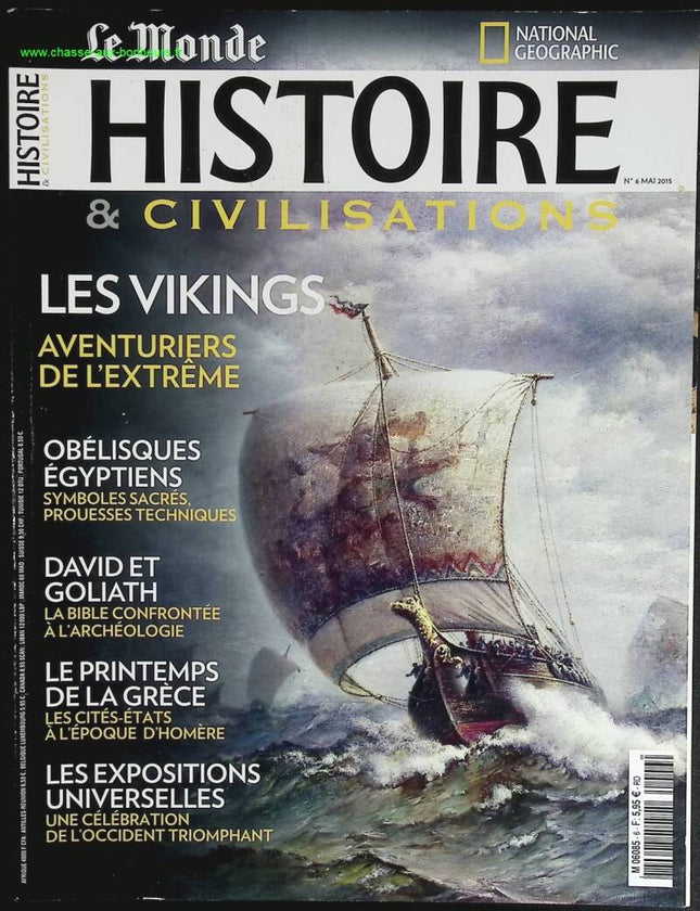 Les Vikings - Histoire et civilisation - n° 6 - revue magazine