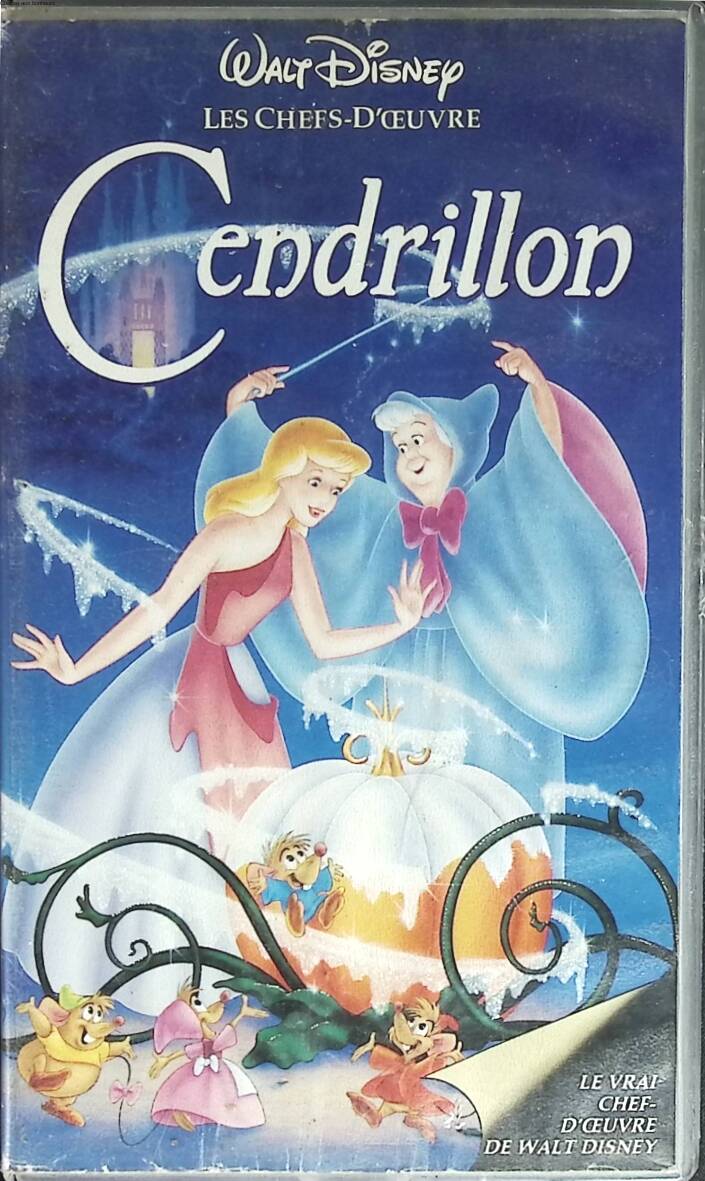 Cendrillon - Walt Disney - cassette vidéo vhs K7
