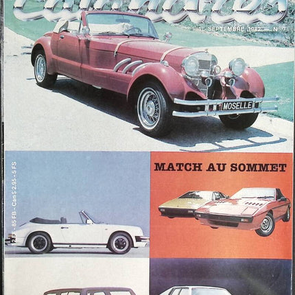 Match at the top - Calandres - n° 7 - 1982 - magazine review - car