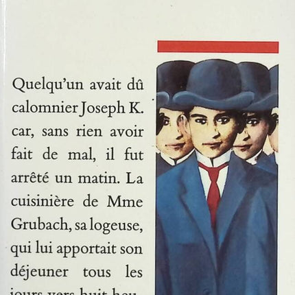 Le Procès - Franz Kafka - Livre