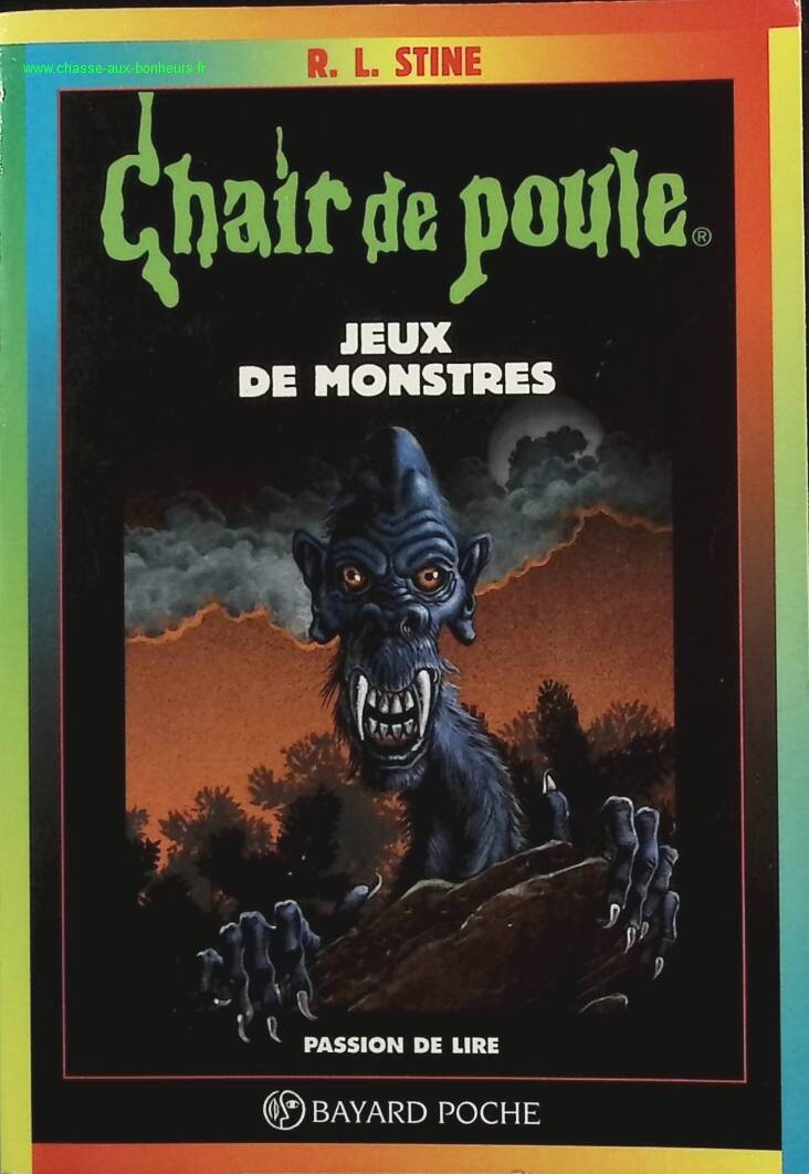 Chair De Poule - Tome 36 - Jeux De Monstres - R.-L. Stine - livre