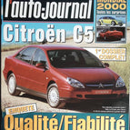 Citroën C5 - L'auto journal - n° 552 - 2000 - Zeitschriftenbericht - Auto