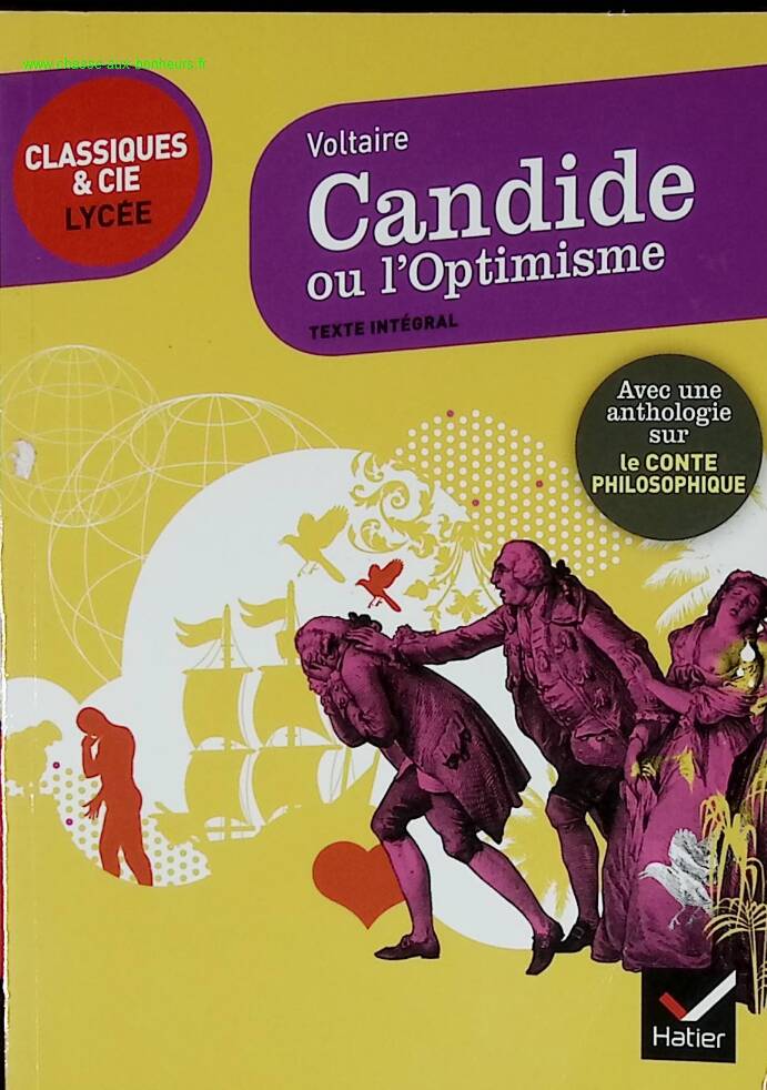 Candide suivi d'un parcours sur le conte philosophique - Voltaire - livre