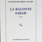It tells Sarah - Pauline Delabroy-Allard - book