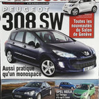 Peugeot 308 SW - L'auto journal - Nr. 745 - 2008 - Zeitschriftenbericht - Auto