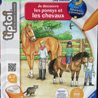 Je découvre les poneys et les chevaux - Tiptoi - livre